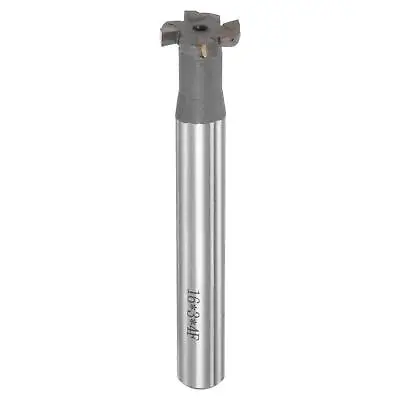 3mm Depth 16mm Cutting Dia 10mm Shank Carbide Tip 4 Flute T-Slot Milling Cutter • £14.32