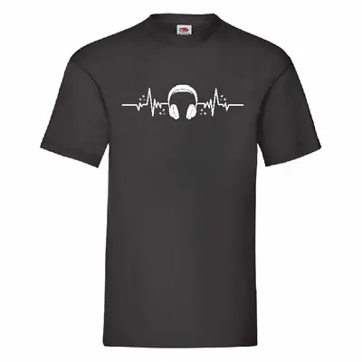 £10.99 • Buy Headphones Heartbeat DJ Disc Jockey T Shirt Small-3XL