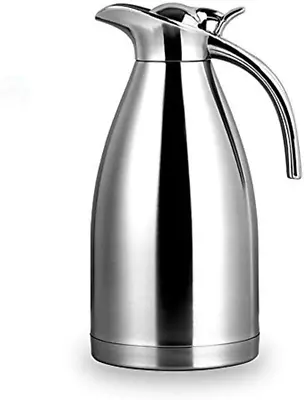 68 Oz Stainless Steel Thermal Carafe - Double Walled Vacuum Insualted Thermos/Ca • $32.64