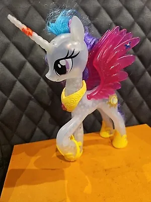 My Little Pony Princess Celestia Glitter And Glow Pony Figure Toy Hasbro 2017 9  • £5.99