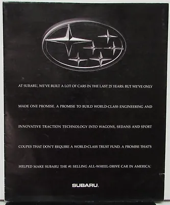 $7.66 • Buy 1994 Subaru Justy Legacy Loyale Impreza SVX Color Sales Folder Original