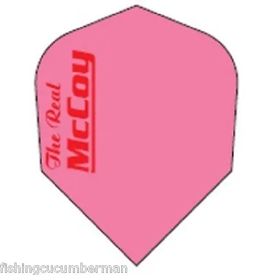 £1.40 • Buy McCOY  THE REAL  EXTRA STRONG DART FLIGHTS FLURO PINK