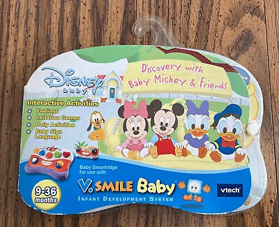 Vtech V Smile Disney Baby Discovery With Baby Mickey & Friends 9-36 Months • $9.99