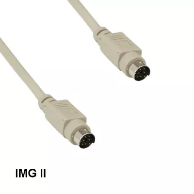 6ft Mini DIN 8 Pin Male To Male Cable 28AWG For Mac To Printer Imagewriter II • $8.97