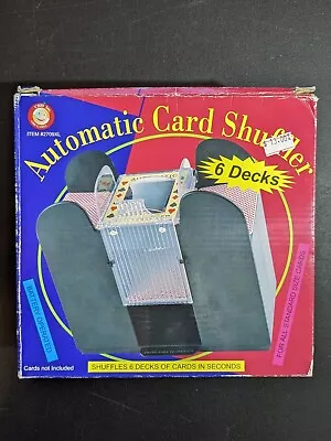 Automatic Card Shuffler 6 Decks CHH Games Great Condition! Poker • $8.95