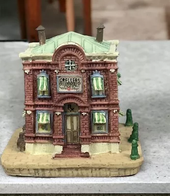 Greller's Pharmacy AH27 Liberty Falls Village Miniature Building NO BOX • $8.99