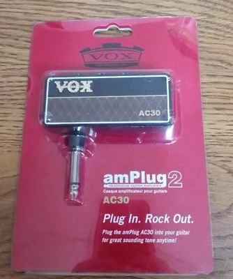 VOX AmPlug2 AC30 Plug In Guitar Headphone Amplifier  New • $20