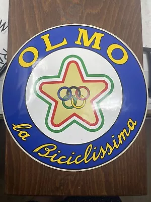 Vintage NOS VERY RARE OLMO SHOP DISPLAY Sticker Extra Large 32 X 32 Cm B • $118.14