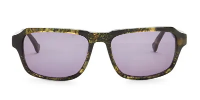 Marc Ecko Mens Olive Multi Color Delinquent Square Sunglasses Orig $149.00! • $69.99