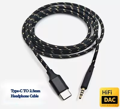 6N OCC Type C Cable For BOSE Sennheiser Beyerdynamic Meizu AKG LIVE2 JBL Headset • £16.40