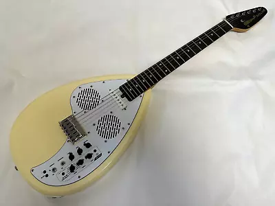 VOX APACHE-1 Teardrop Type Travel Guitar Vintage White Built-in Speaker • $699.99