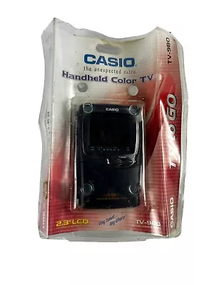 $49.99 • Buy Casio TV-980 Handheld Color 2.3  LCD TV Portable Passive Matrix Screen