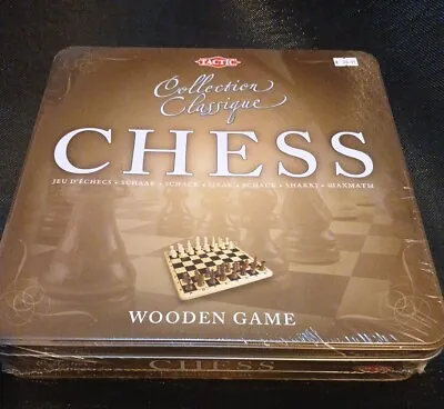 Tactic Wooden Chess Set Game - Collection Classique New And Sealed. • £14.99
