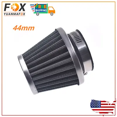 44mm Silver Air Filter Cleaner Filters For ATV Pit Dirt Bike Motorcycle POD • $6.99