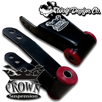 Crown Suspension Ford F100 F-100 1 -2  Drop Kit Leveling Lowering Shackles • $59.50