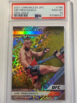 2021 Chronicles UFC Jiri Prochazka Asia Gold PSA 10 • $67