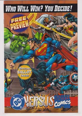 Dc Vs Marvel Preview #1 (dc 1995) Marvel Vs Dc • $2.90