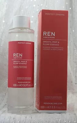 £28 • Buy Ren Clean Skincare Perfect Canvas Smooth, Prep & Plump Essence 100ml