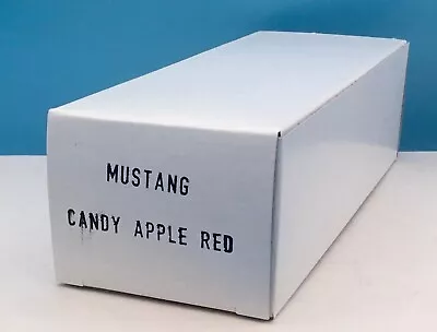 NEW 1969 Ford Mustang Candy Apple Red Promo Model REPLICA BOX ONLY..NO CAR • $17.59