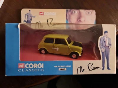 £11 • Buy Original Corgi Classics 04419 - Mr Bean's Mini - Boxed. Crack In Plastic Of Box 
