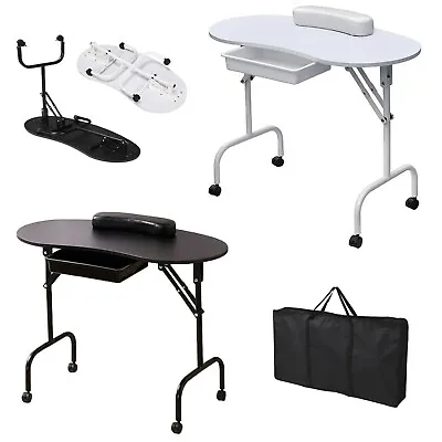 £546.55 • Buy Portable Foldable Manicure Nail Table Beauty Salon Mobile Technician Work Desk