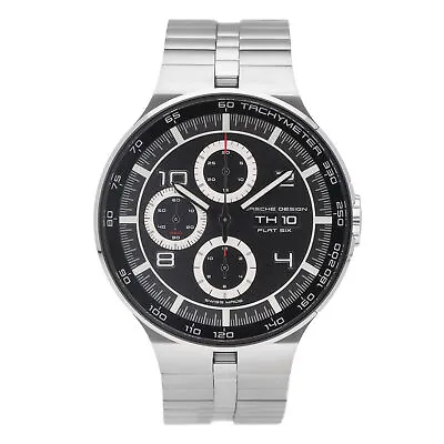 Porsche Design Flat Six Chronograph 44mm Automatic Men's Watch P.636042440276 • $1199