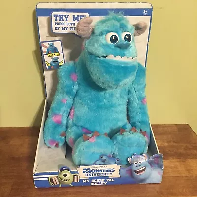 Disney Pixar Monsters University My Scare Pal Sulley Talking Doll Plush See Note • $29.99