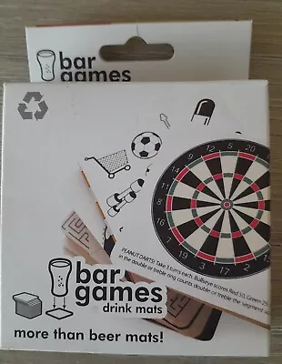 Brand New Bar Games Beer Mats. Sealed Pack In Box • £4