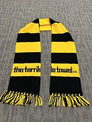 VINTAGE 70's MYRON COPE S OFFICIAL TERRIBLE TOWEL SCARF • $35