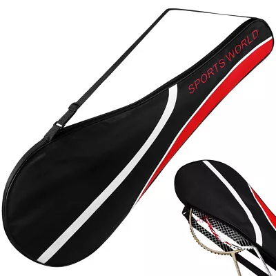  Badminton Racket Bag Covers Athletic Backpack Storage Pouch • £10.25