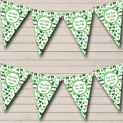£4.99 • Buy Beautiful Green Butterfly Shabby Chic Garden Tea Party Bunting Banner
