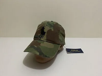 Polo Ralph Lauren Cap Hat ~ One Size New W/ Tags Camo Camouflage Print Big Pony • $139.95