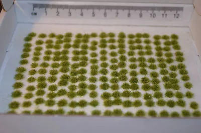 £4.50 • Buy Small Static Grass Tufts - SELF ADHESIVE Basing Wargame Miniature Model Trains