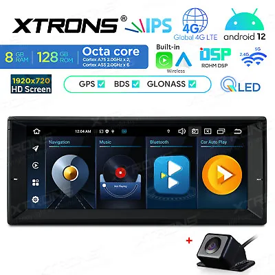 CAM+ For BMW E39 E38 QLED 10.25  Android 12 8+128GB Car Play GPS Stereo Radio 4G • $399.89