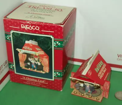 Enesco A Christmas Carol Half Pint Mouse Playhouse 1st 1990's Ornament • $31.49