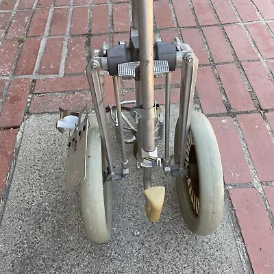 Golden Bear Aluminum Push Pull Golf Bag Cart Folding Vintage Antique Wheels • $145