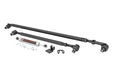 Rough Country HD Steering Upgrade Kit W/ Stabilizer For Jeep XJ TJ ZJ MJ 10613 • $379.95