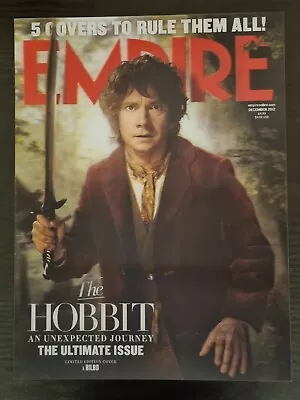 Empire Magazine The Hobbit December 2012 3D Lenticular Cover 1 Only - Bilbo • £2.99