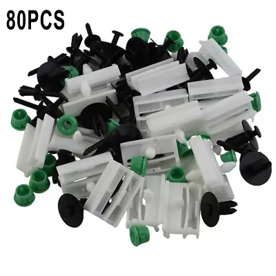 80PCS For-E36/316i/318i M3 Side Sill Skirt Clips Rocker Panel Moulding Clip • $11.71