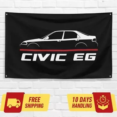 For Honda Civic EG 1991-1995 Enthusiast 3x5 Ft Flag Banner Birthday Gift • $17.95