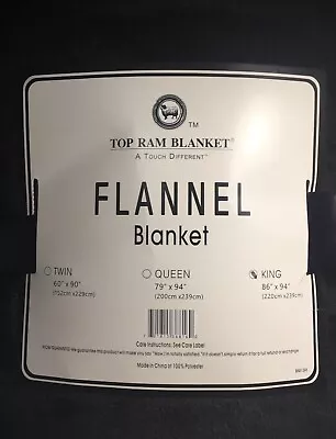 New Ultra Soft Flannel Plush King Size Velvet Cozy Blanket Pure Black 86X94” • $32.80