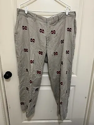 Mississippi State Penning & Bailes Khaki Stadium Pants Size 40 100% Cotton • $14.57