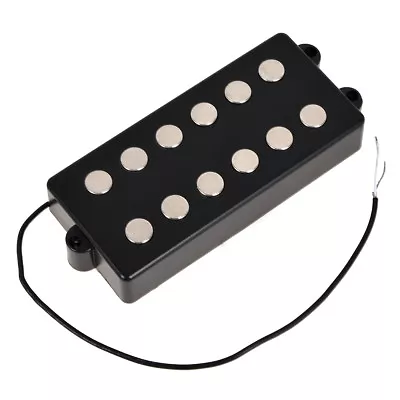 Black 6 String Bass Guitar Pickup Humbucker For Music Man Bass Coil Tap • $22.99