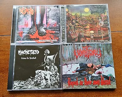 Death Metal. Grindcore. Cd Lot. Machetazo. Vomitory. Drawn And Quartered. Cad. • $12.50