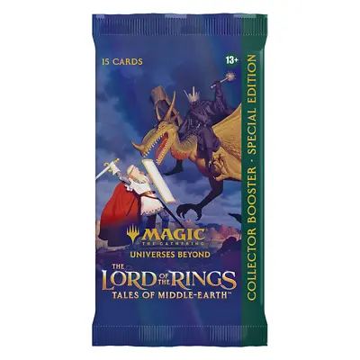 MTG Collector Booster Pack LOTR Tales Of Middle Earth Set Trading Card Game • £32.99