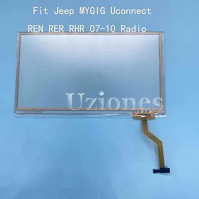 6.5 Touch Screen Glass Digitizer Fit Jeep MYGIG Uconnect REN RER RHR 07-10 Radio • $18.55