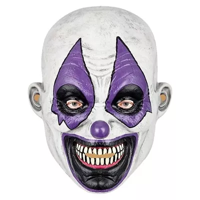 Full Head Latex Evil Clown Halloween Mask • $15.99