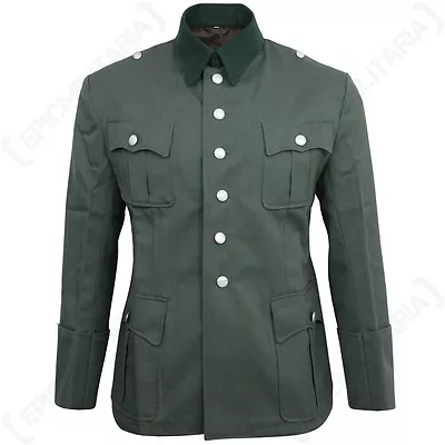 German Army Officers Gabardine Wool Tunic - WW2 Repro Heer Uniform Jacket New • $273.85