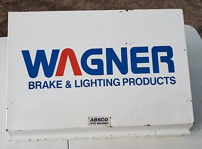 Vintage Original Wagner Brakes & Lighting Products Counter Display Parts Display • $99.95