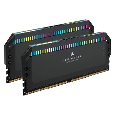 Corsair DOMINATOR Platinum RGB Black 64GB (2x32GB) 6000MHz DDR5 Memory Kit • £284.08